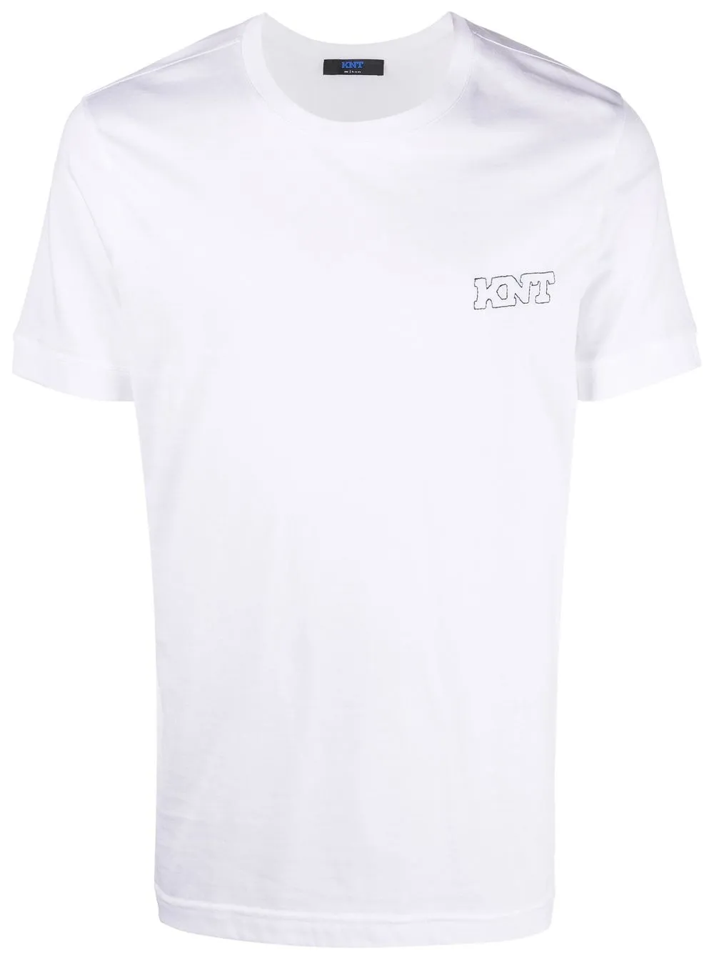 

Kiton playera con logo estampado en el pecho - Blanco