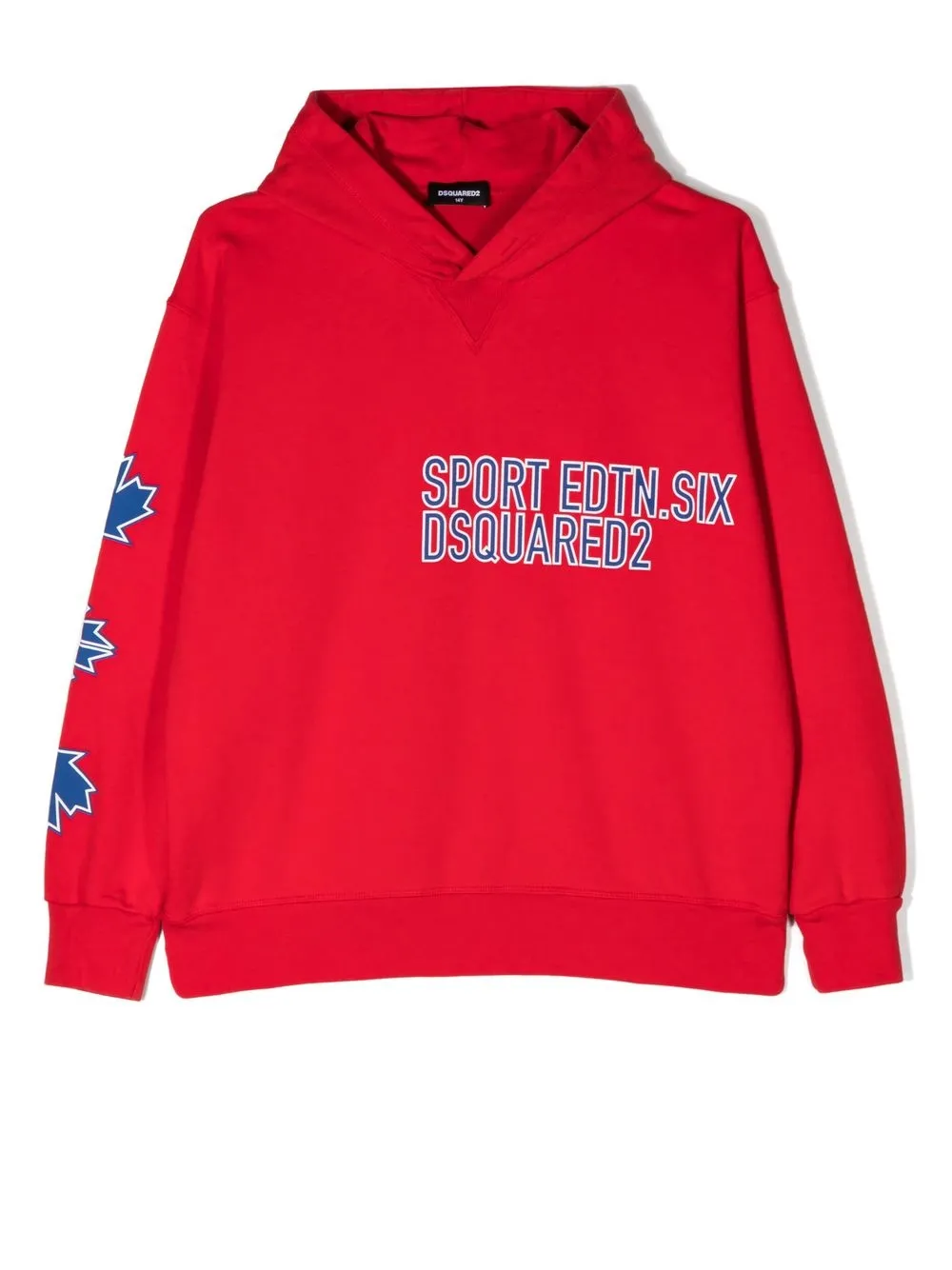 

Dsquared2 Kids logo-print detail fleece hoodie
