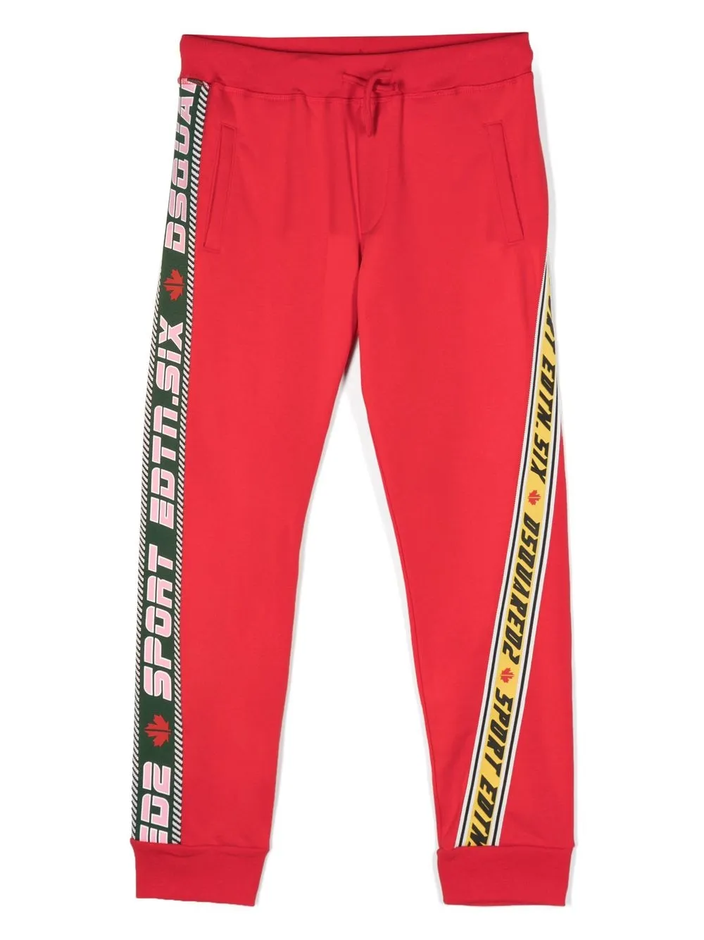 

Dsquared2 Kids pants con logo estampado - Rojo