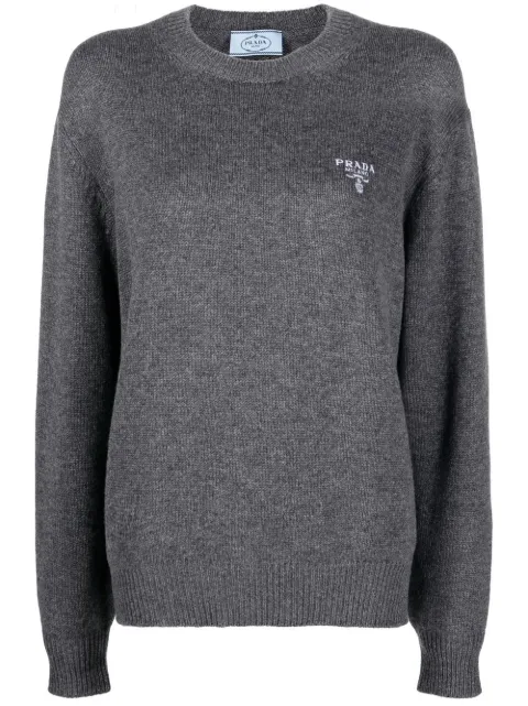 Prada chest logo jumper