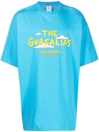 VETEMENTS The Gvasalias Cartoon logo-print T-shirt - Farfetch