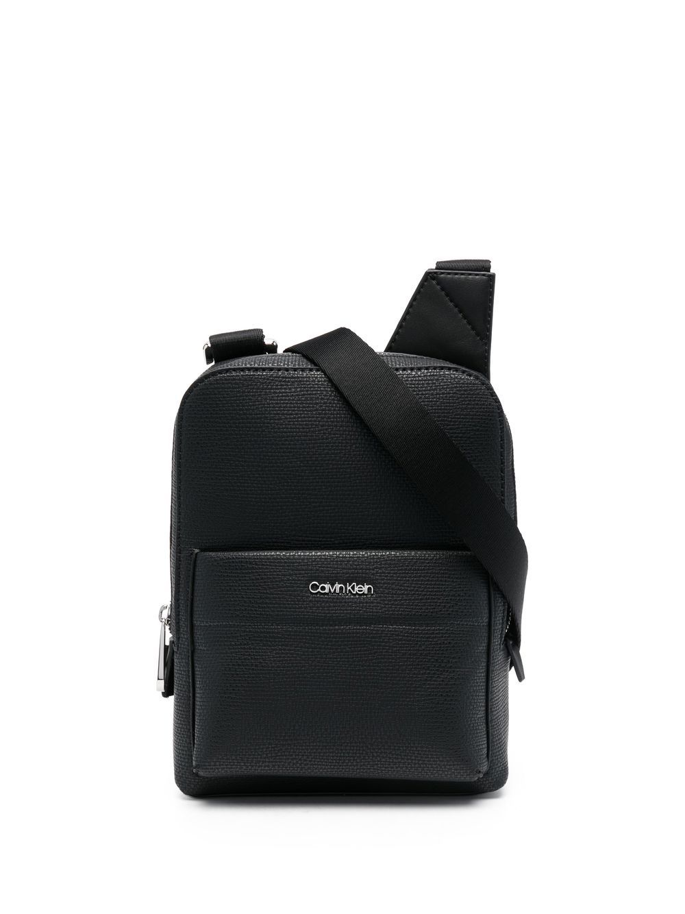 

Calvin Klein bolsa de hombro con placa del logo - Negro