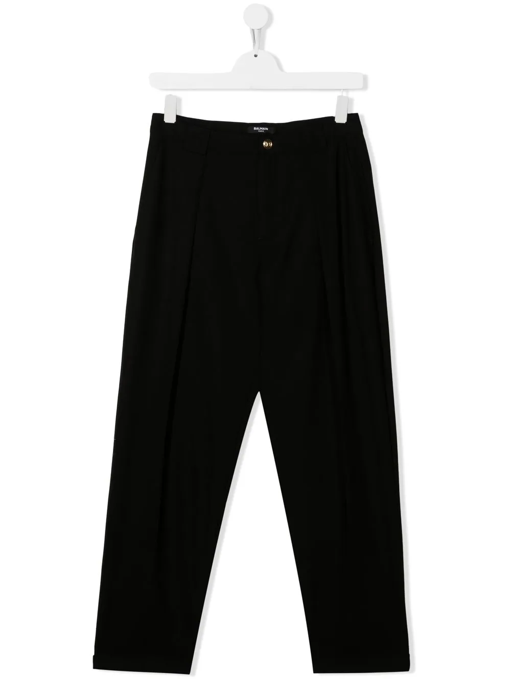 

Balmain Kids pantalones rectos casuales - Negro