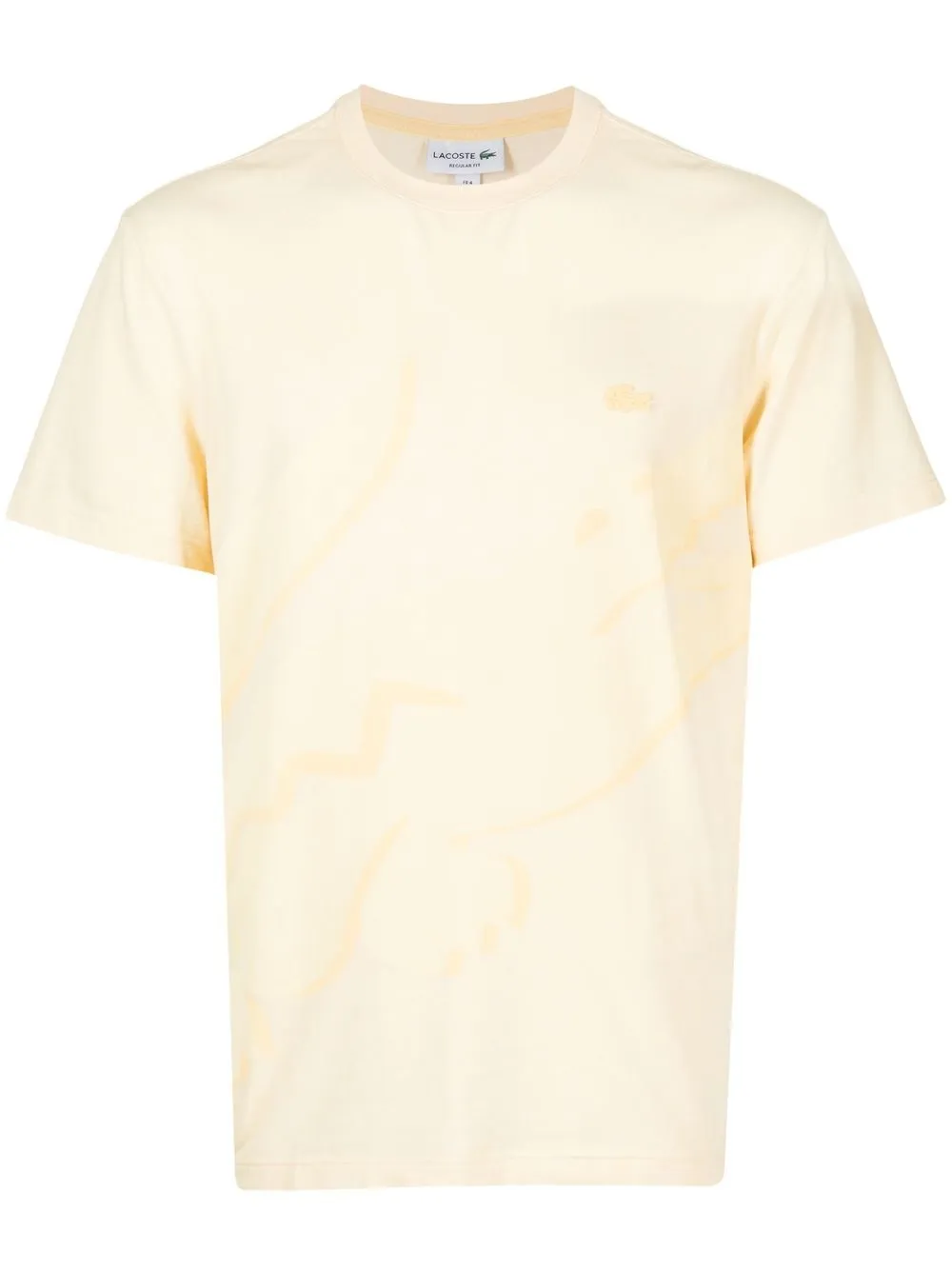 

Lacoste logo-patch cotton-blend T-shirt - Yellow