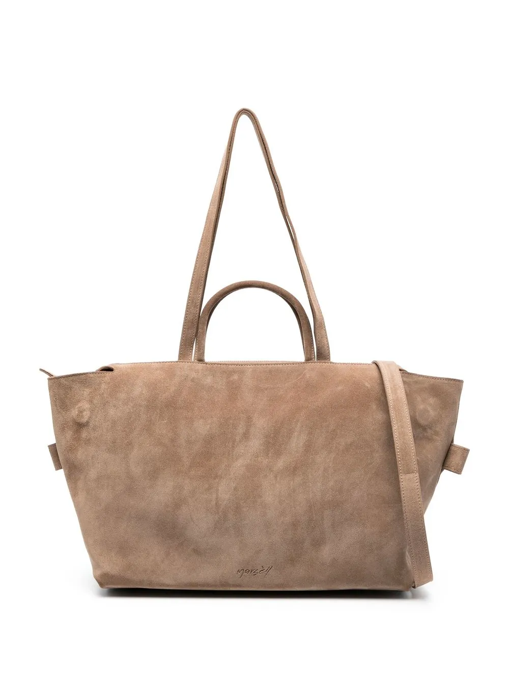 

Marsèll multi-strap suede tote - Neutrals