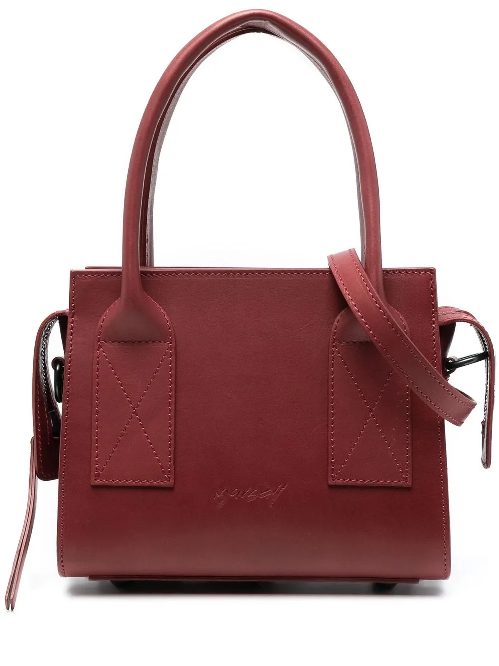 

Marsèll logo-detail leather tote bag - Red