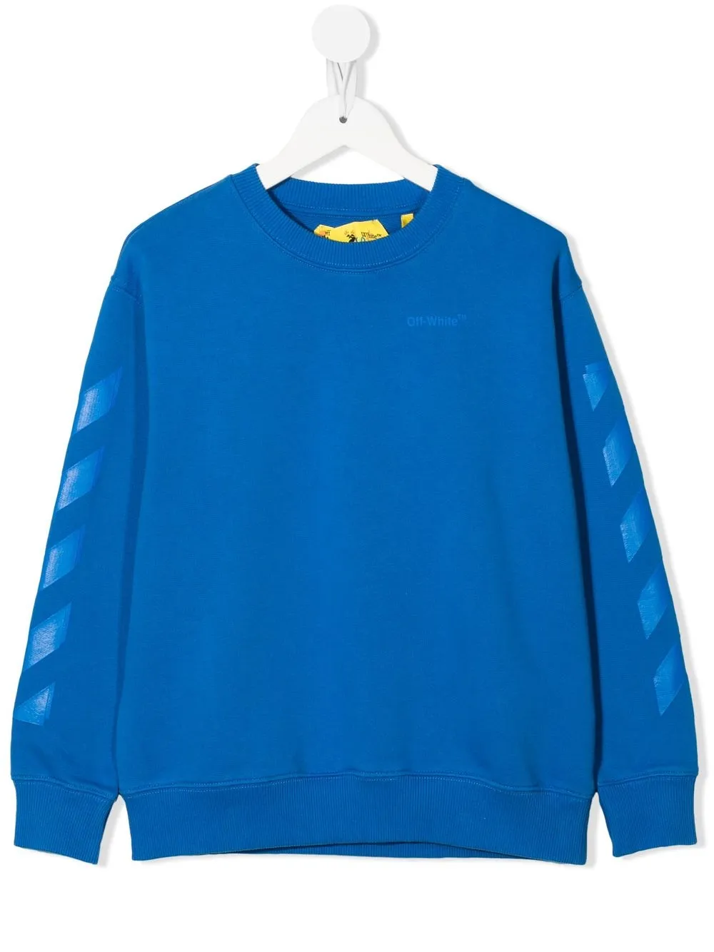 

Off-White Kids sudadera con logo - Azul