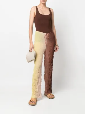 パンツ ERIKA CAVALLINI Women Straight Pants P5SH06PL Brown Pantalone nadia - erika cavallini
