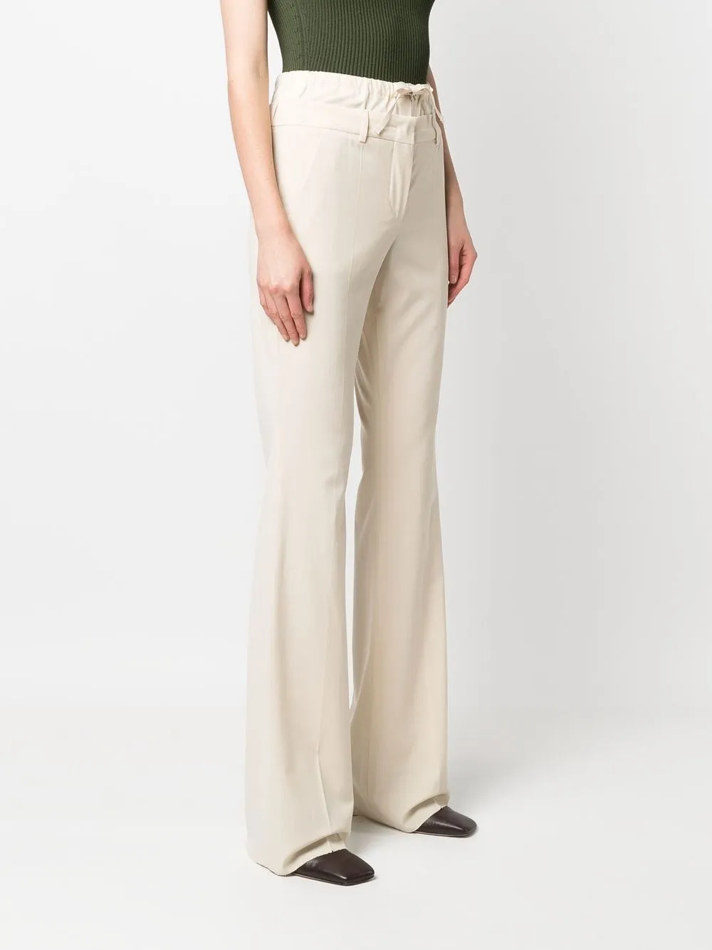 Sportmax High waist broek Beige