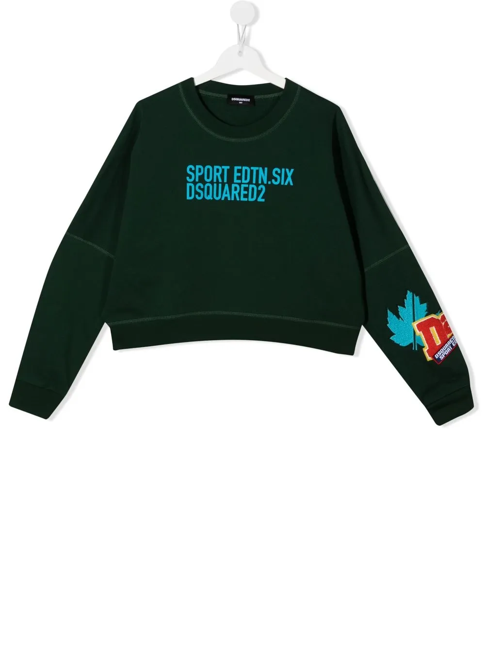 

Dsquared2 Kids sudadera con estampado gráfico - Verde