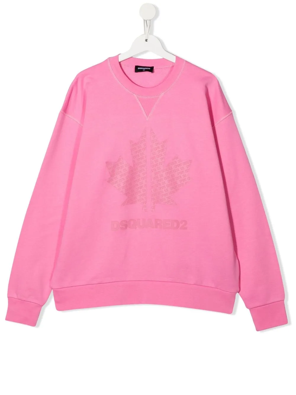 

Dsquared2 Kids sudadera con logo estampado - Rosado