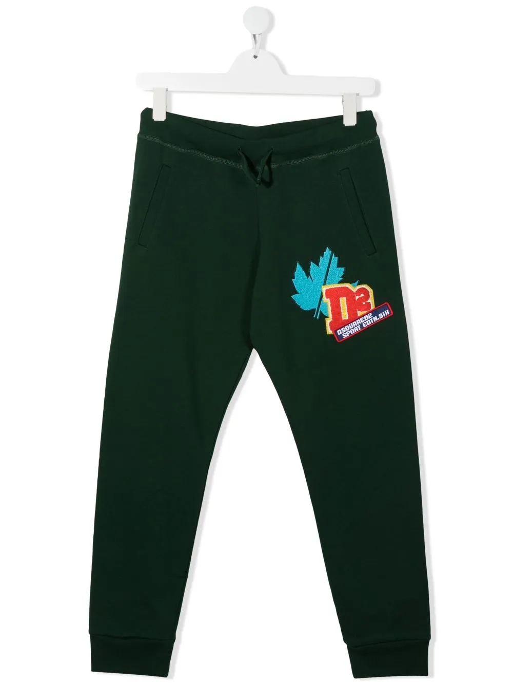 

Dsquared2 Kids pants con parche del logo - Verde