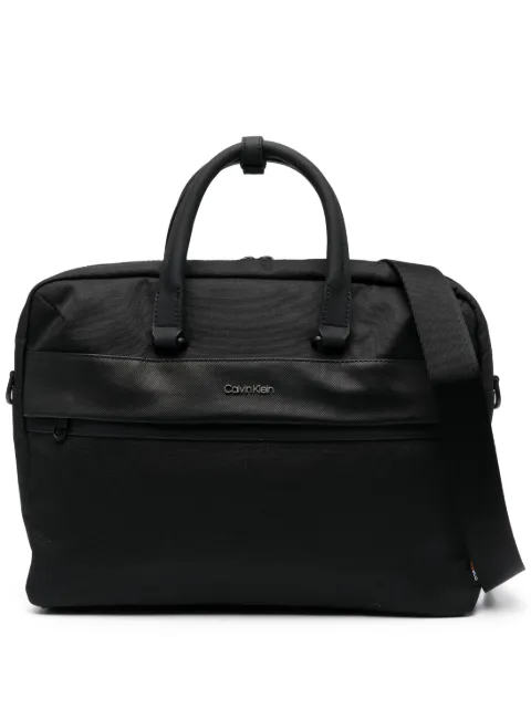 Calvin Klein logo-detail laptop bag