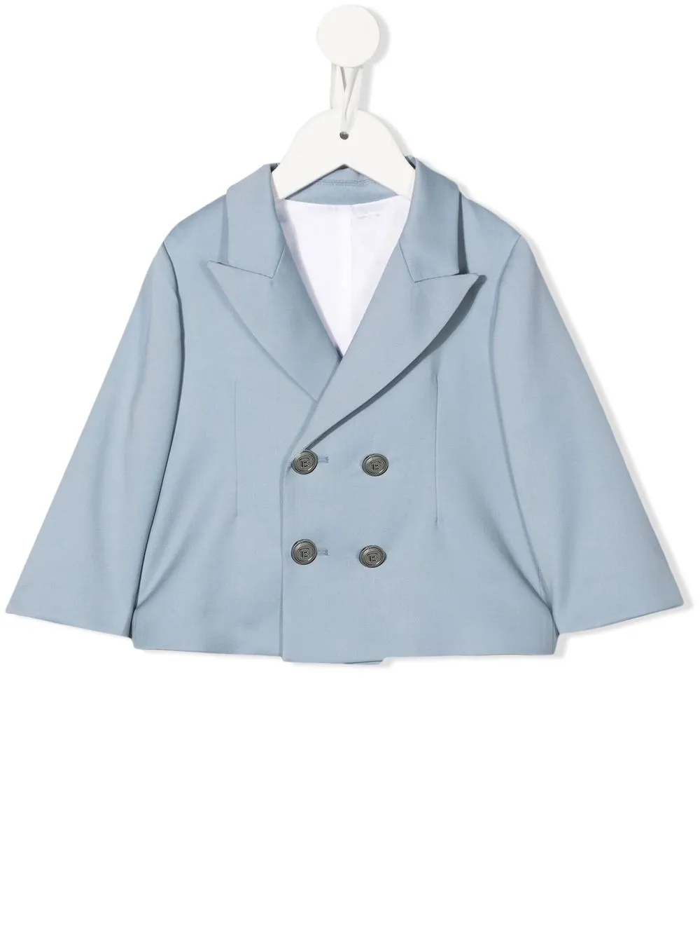 

Balmain Kids blazer con doble botonadura - Azul