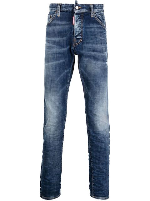 Dsquared2 Skinny-Jeans mit Stone-Wash-Effekt