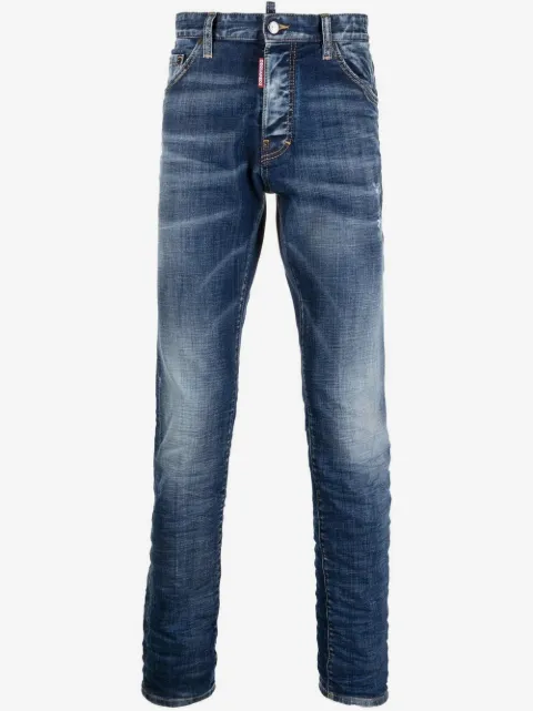 DSQUARED2 skinny jeans con efecto lavado