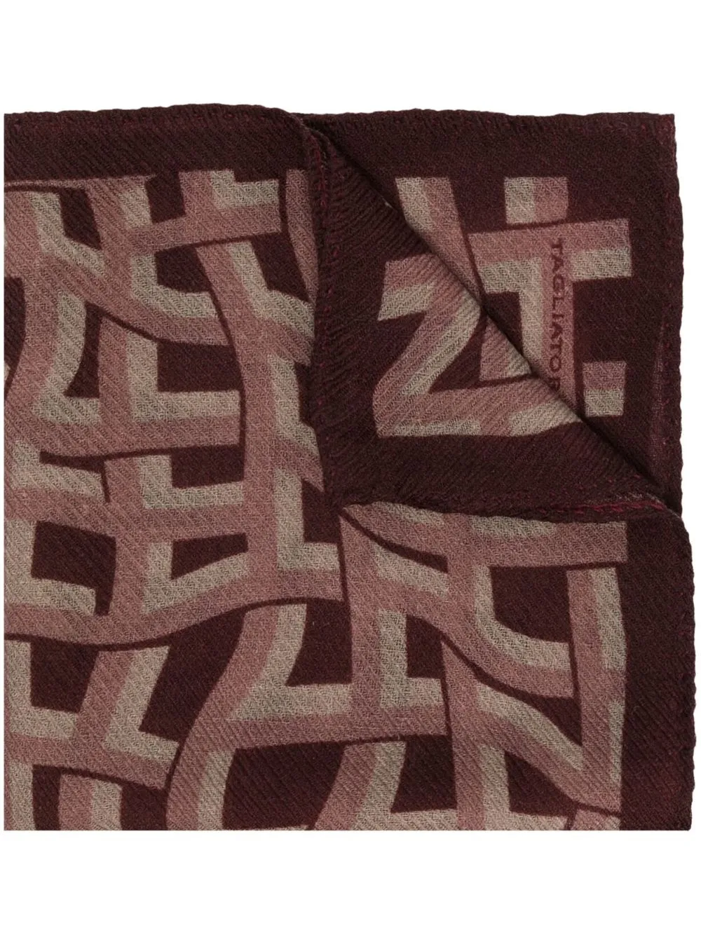 

Tagliatore mascada con motivo en jacquard - Marrón