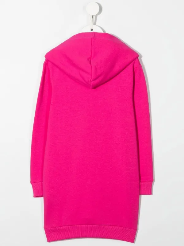 Hot pink hoodie discount dress