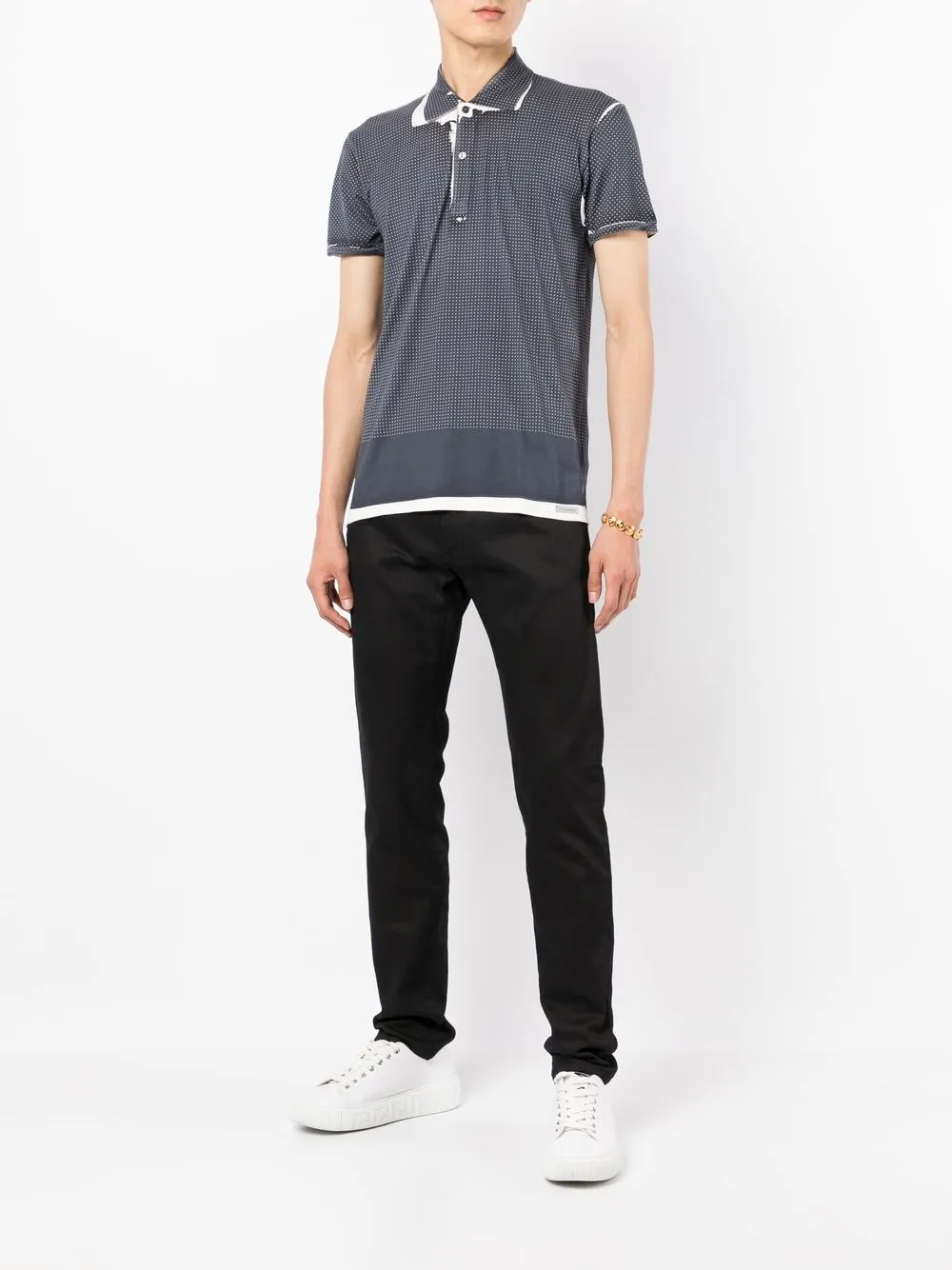 Dolce & Gabbana Slim-fit jeans - Zwart