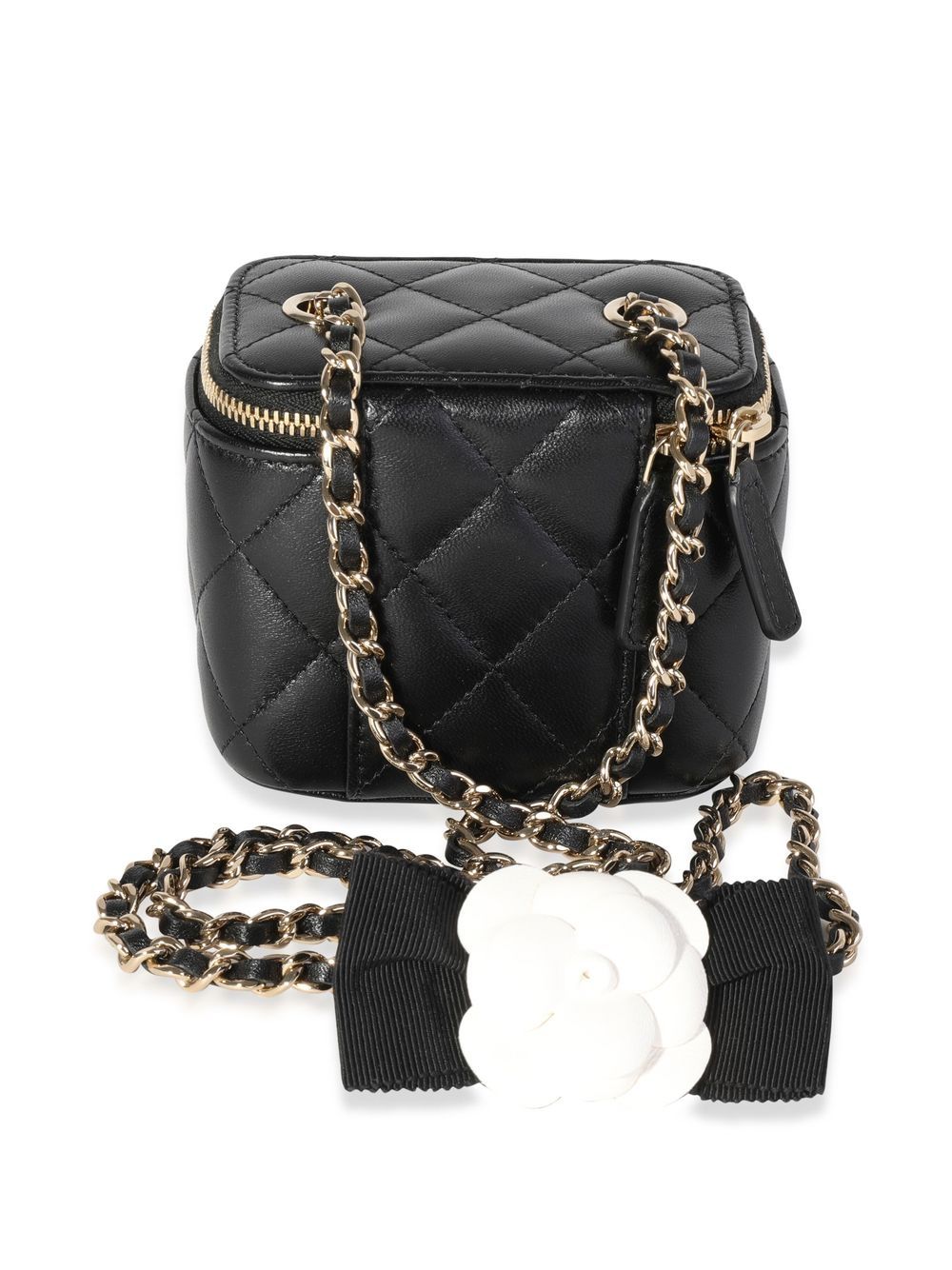 Chanel Quilted Mini Coco Handle Flap Black – STYLISHTOP