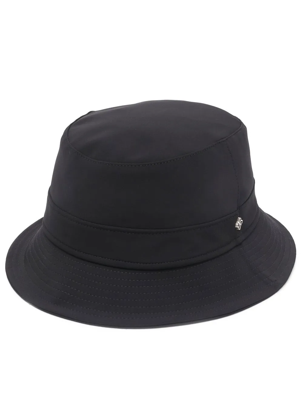 

Tagliatore Wilf logo-plaque bucket hat - Black