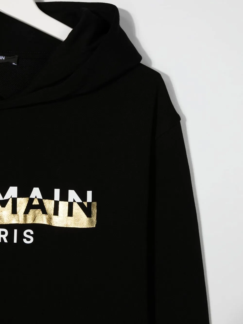 Balmain Kids ロゴ パーカー | ブラック | FARFETCH JP