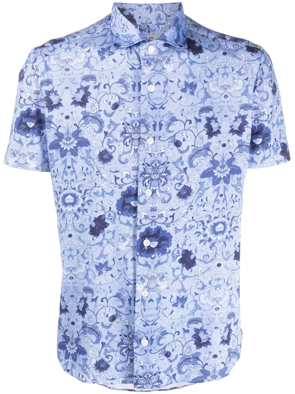 

Orian camisa manga corta con estampado floral - Azul