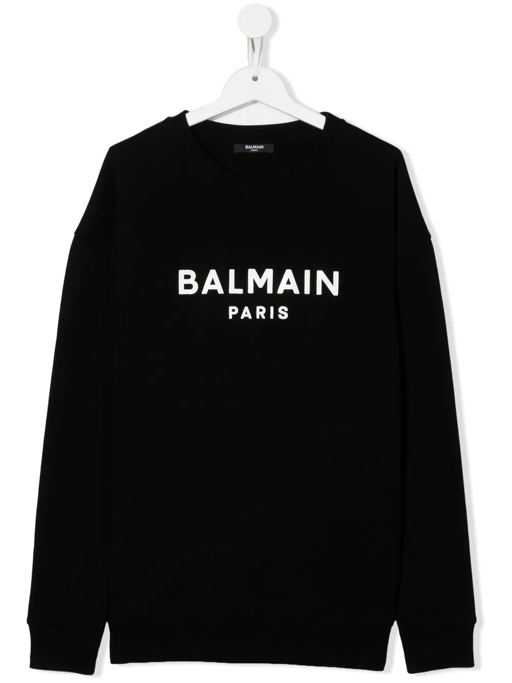 

Balmain Kids sudadera con logo estampado - Negro