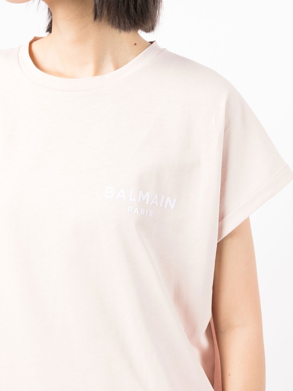 Balmain logo-print T-shirt Women