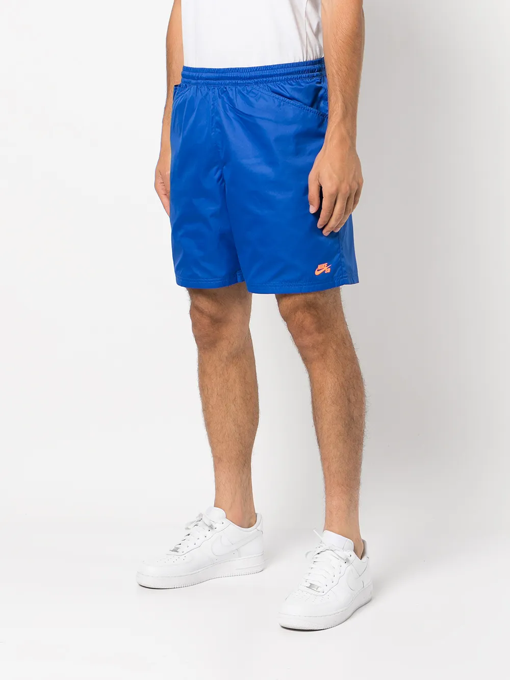 Nike Kneelength Chino Shorts In Blue ModeSens