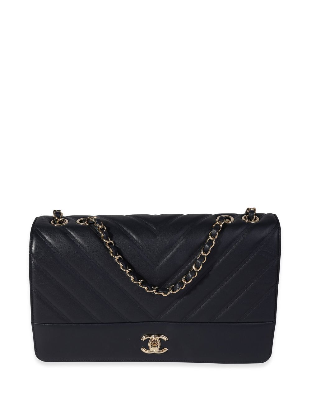 Chanel Pre-owned 1995 V-Stitch Mini Shoulder Bag - Black