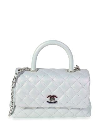 CHANEL Pre-Owned Small Coco top-handle Bag - Farfetch