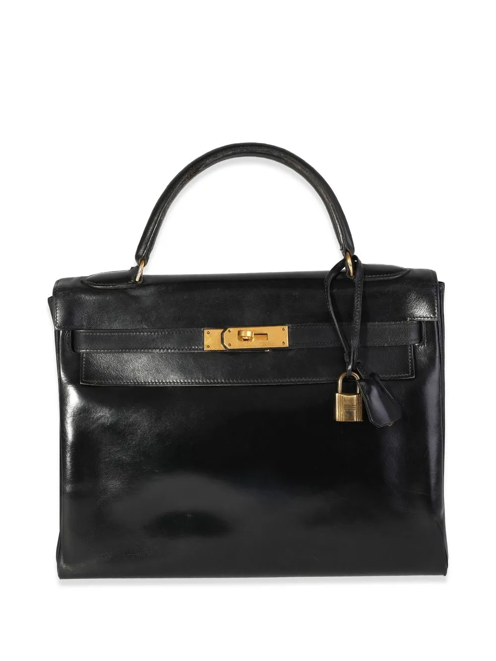 

Hermès bolsa Kelly 32 Retourne pre-owned - Negro