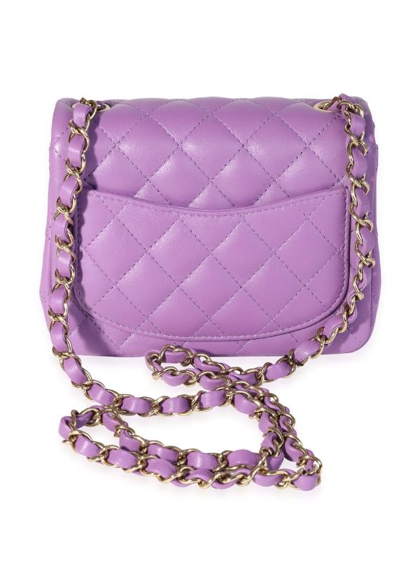 Chanel purple bag online 2020