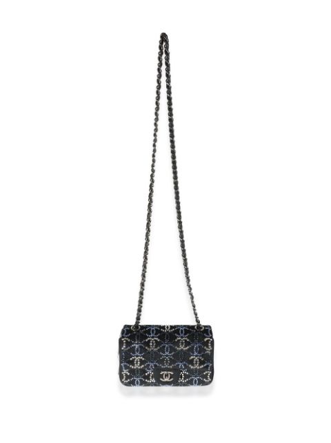 Chanel Pre-Owned crystal-embellished Classic Flap Shoulder Bag - Farfetch