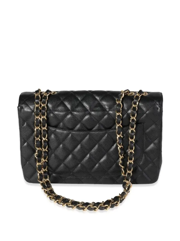 Glamour in a Nutshell: Photo  Chanel classic flap bag, Chanel bag classic,  Chanel classic jumbo