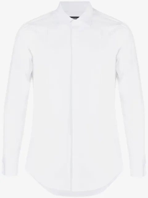 DSQUARED2 camisa con botones ocultos
