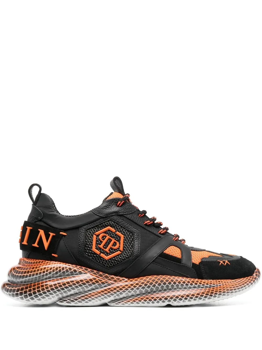 

Philipp Plein tenis bajos Runner - Negro