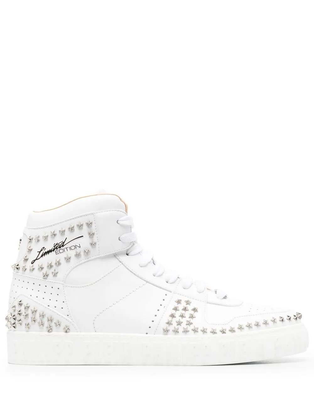 

Philipp Plein tenis altos Stars - Blanco