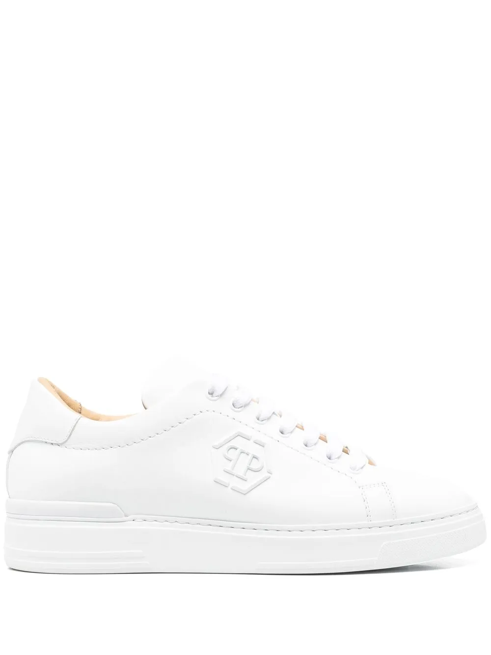 

Philipp Plein Hexagon logo-patch low-top sneakers - White