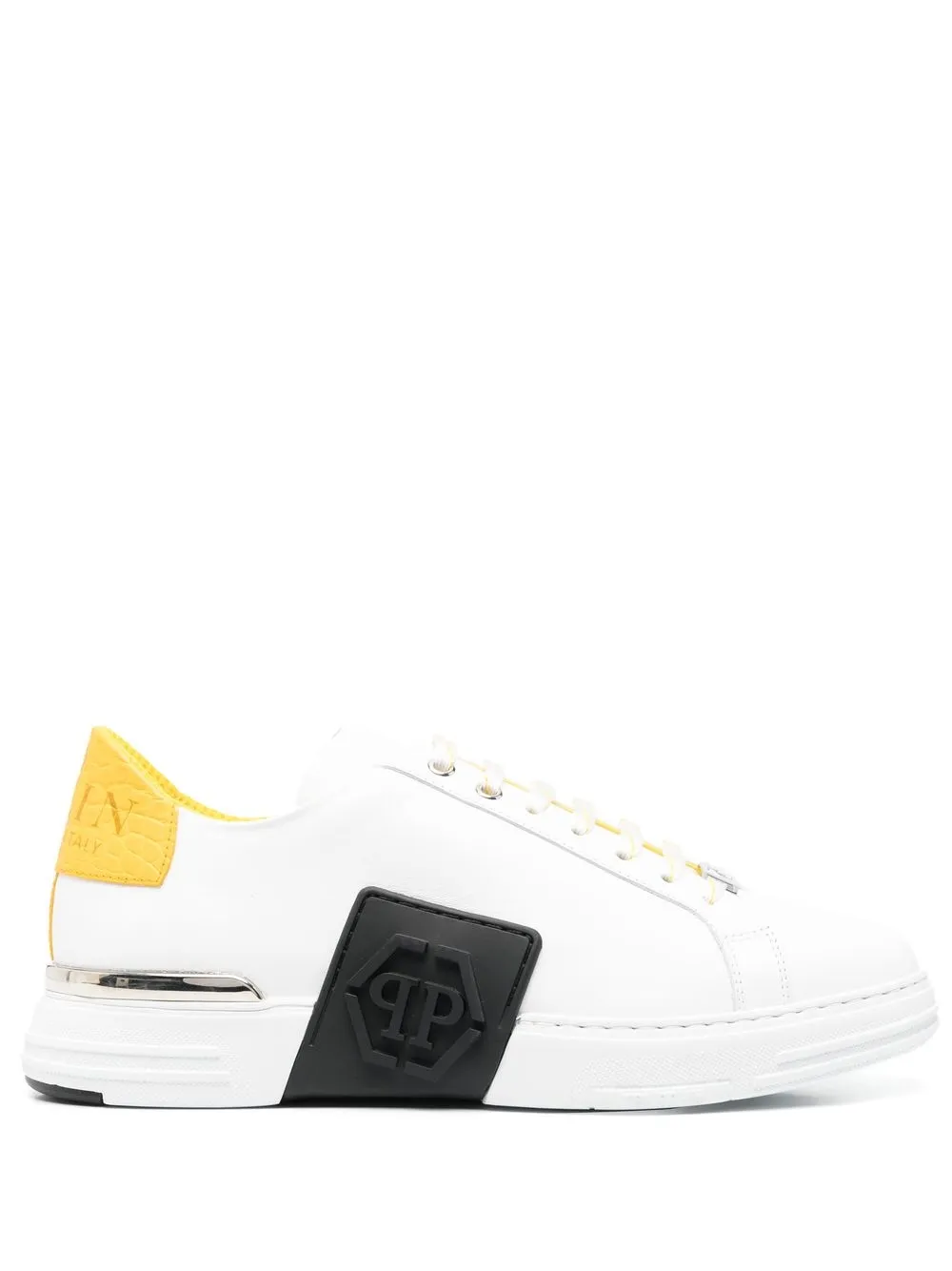 

Philipp Plein tenis bajos Hexagon - Blanco