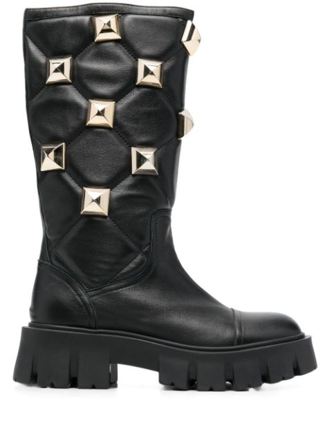 Philipp Plein stud-embellished mid-calf boots Women