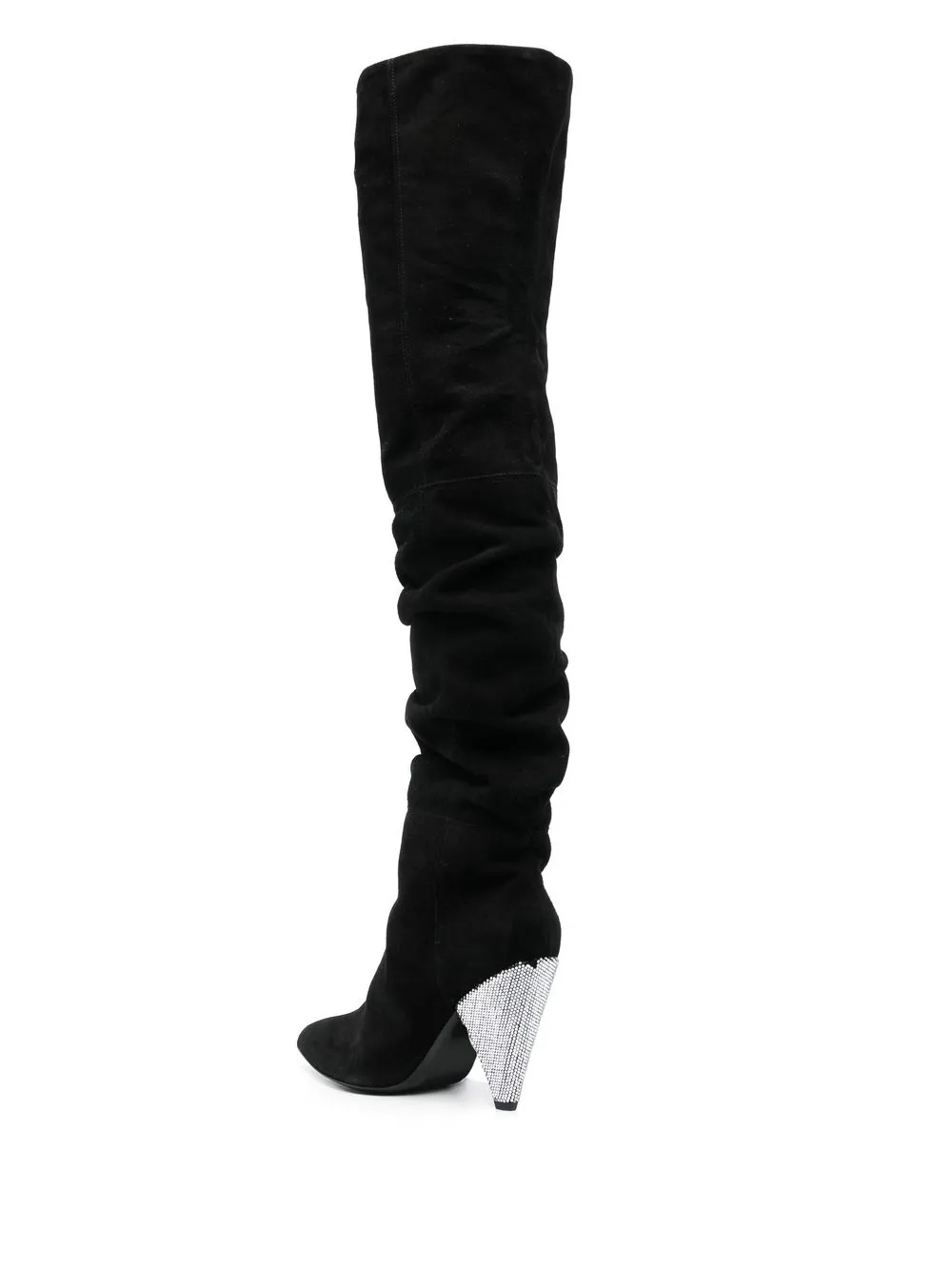  Philipp Plein Kniehohe Stiefel   Schwarz 