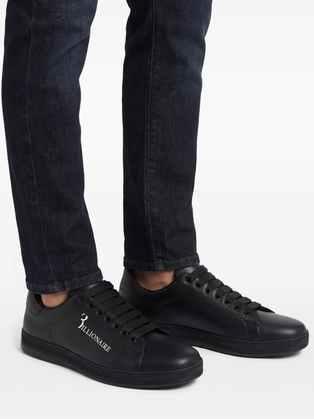  Billionaire Sneakers Mit Logo Print   Schwarz 