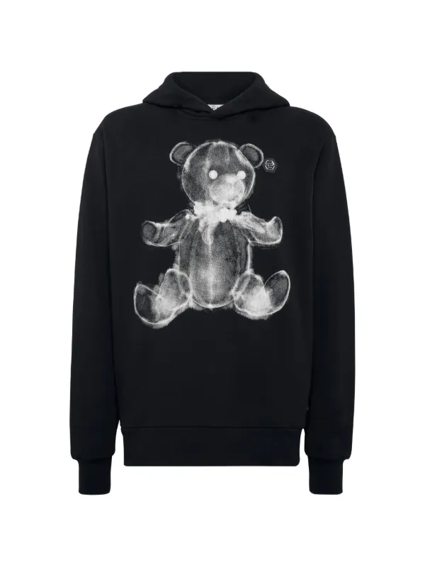 Philipp Plein テディベア パーカー | ブラック | FARFETCH JP