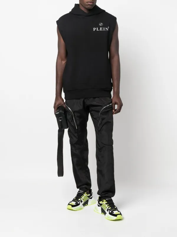 Philipp Plein Hexagon ロゴ パーカー | ブラック | FARFETCH JP
