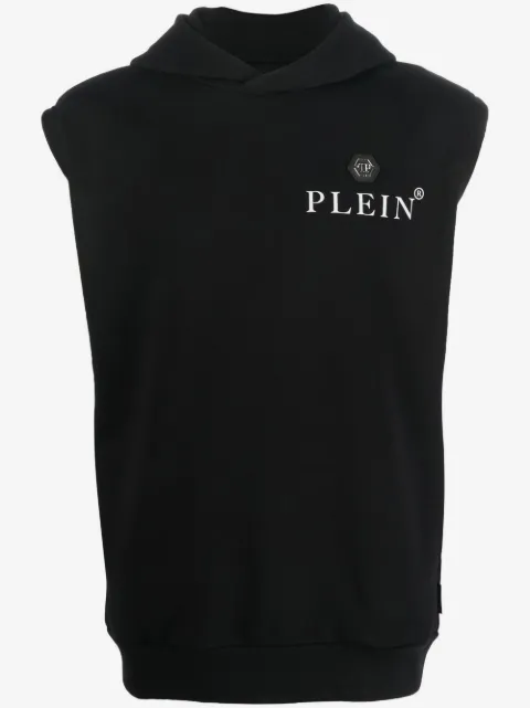 Philipp Plein hoodie con logo hexagonal