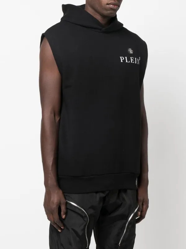 Philipp Plein Hexagon ロゴ パーカー | ブラック | FARFETCH JP