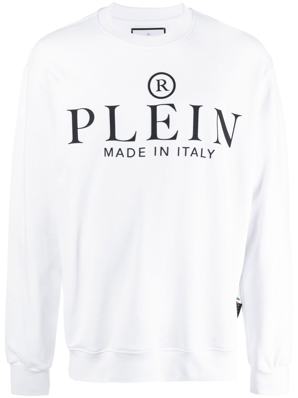 

Philipp Plein sudadera con logo estampado - Blanco