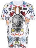 Philipp Plein graphic-print short-sleeved T-shirt - White